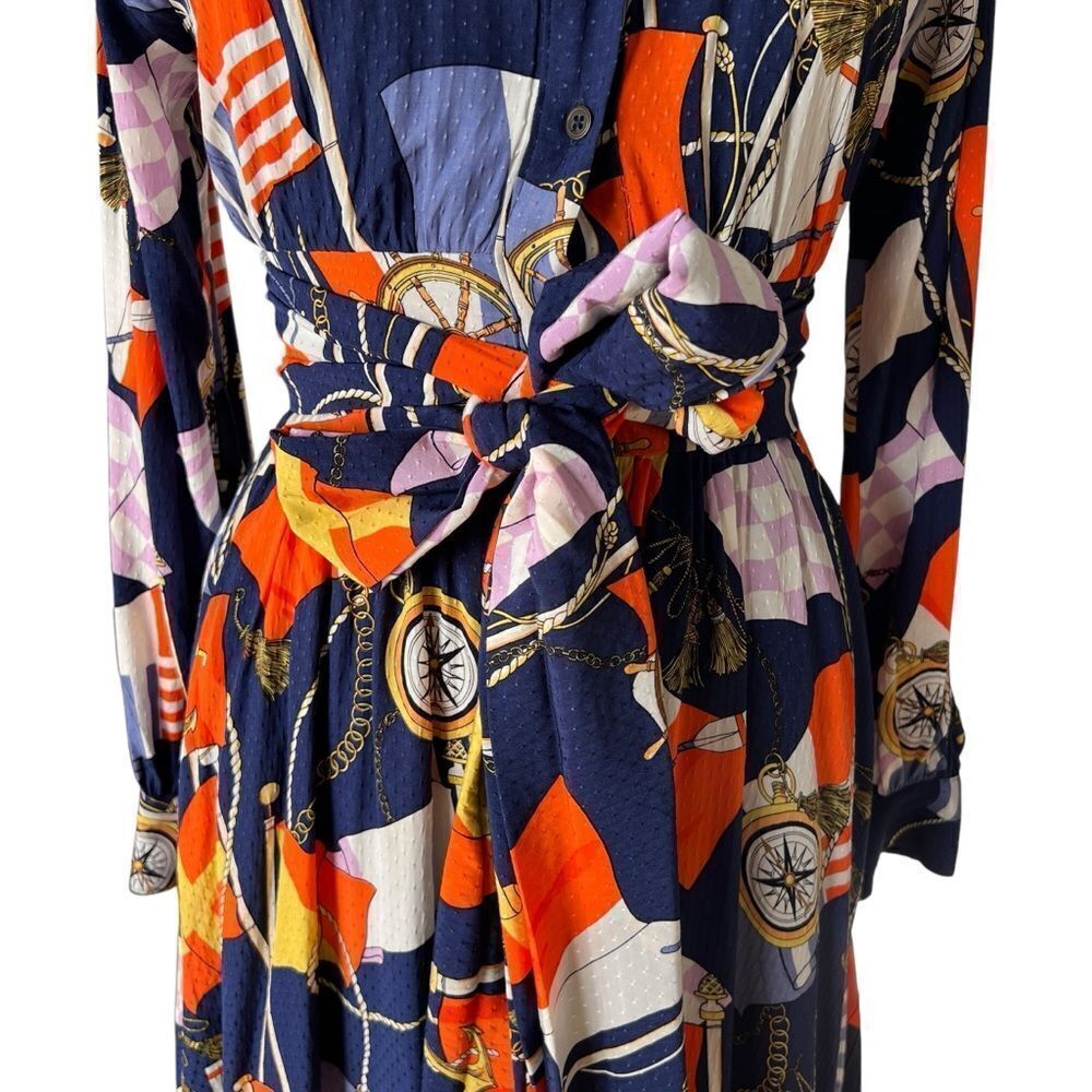 MAEVE by Anthropologie Nautical Print Dress Size S - Picture 6 of 8